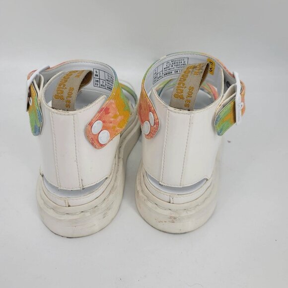 Dr. Martens Women's Clarissa Vegan Tie Dye Sandals Ankle Strap US Size 7 UK Sz 5 - Picture 7 of 9